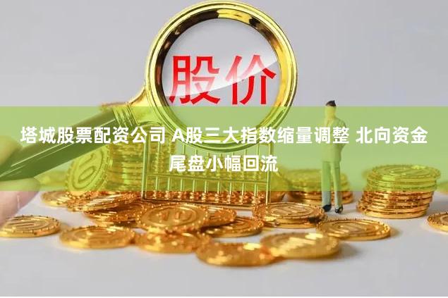 塔城股票配资公司 A股三大指数缩量调整 北向资金尾盘小幅回流