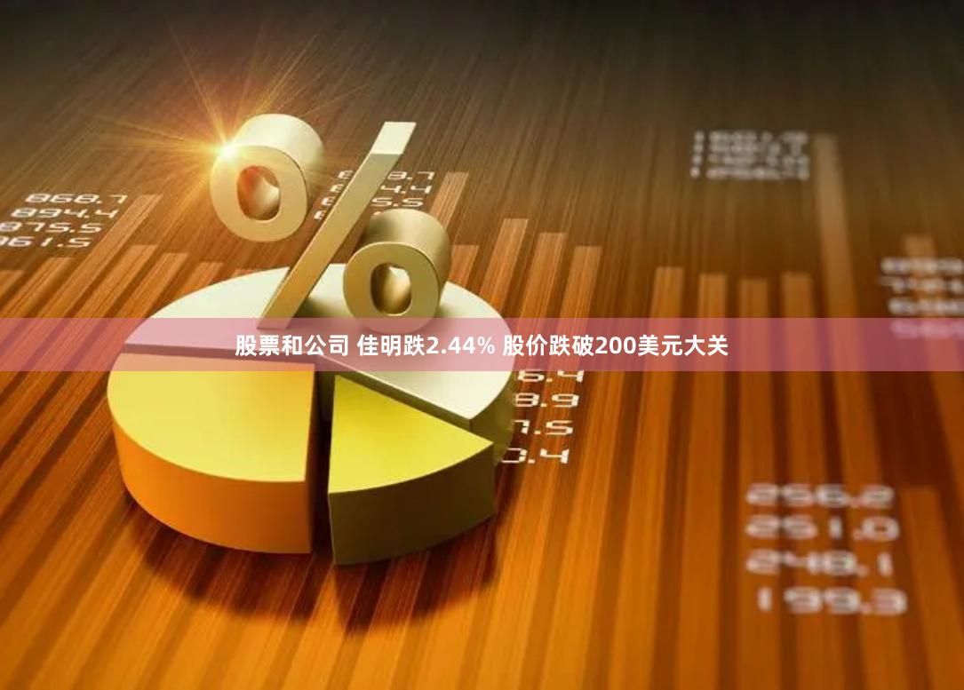 股票和公司 佳明跌2.44% 股价跌破200美元大关