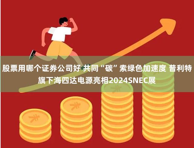 股票用哪个证券公司好 共同“碳”索绿色加速度 普利特旗下海四达电源亮相2024SNEC展